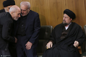 مراسم چهلمین روز درگذشت آیت الله بجنوردی در دائره المعارف بزرگ اسلامی - 1