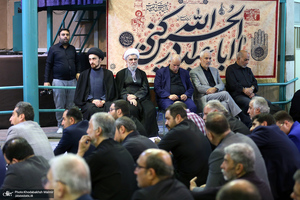 مراسم عزاداری هیئت جامعه اسلامی ورزشکاران در حسینیه جماران