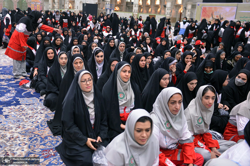 تجدید میثاق مدیران و کارکنان هلال احمر با آرمان های حضرت امام خمینی(س)