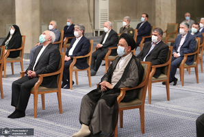 آخرین دیدار رئیس‌جمهور و اعضاء هیئت دولت دوازدهم با رهبر معظم انقلاب