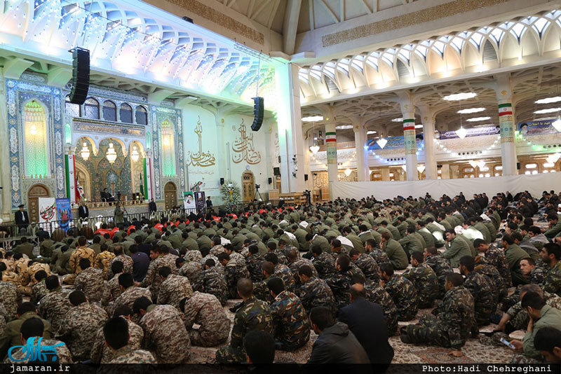 مراسم یوم الله 12 بهمن در بیت امام در قم 