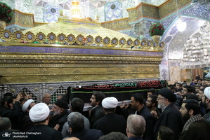 مراسم تشییع و خاکسپاری حجت الاسلام والمسلمین حاج شیخ عباس صالحی منش(ره)