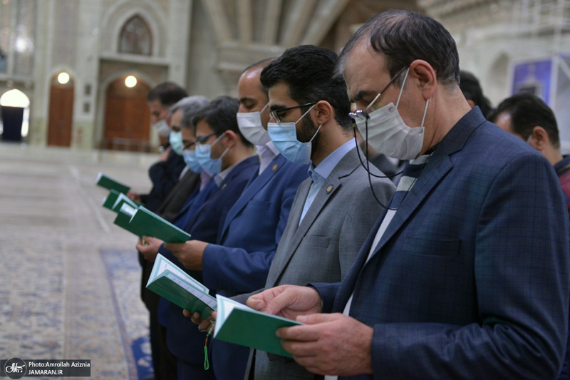 تجدید میثاق اعضای شورای عالی و هیات رئیسه سازمان نظام پرستاری با آرمان های امام خمینی(س)