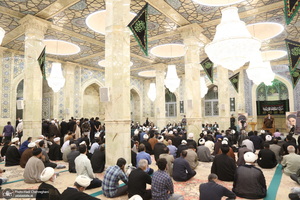 مراسم بزرگداشت همسر آیت الله جوادی آملی در مسجد اعظم قم