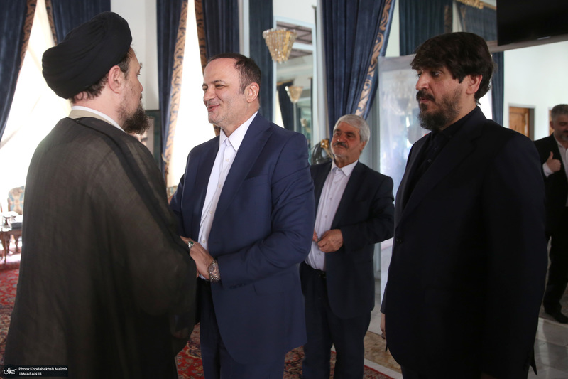 دیدار دبیر شورای عالی مناطق آزاد باسید حسن خمینی