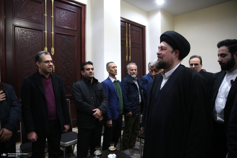 دیدار مدیران و کارکنان سازمان برنامه و بودجه با سید حسن خمینی