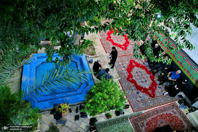 عزاداری دهه اول ماه صفر در بیت مرحوم آیت الله نصرالله شاه آبادی‎ (ره)