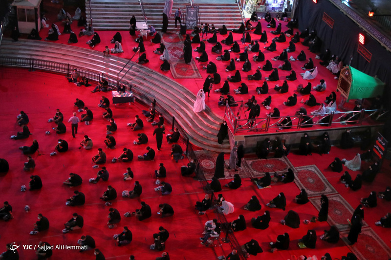 عزاداری شب اول محرم در امام زاده صالح و مسجد ارک تهران 