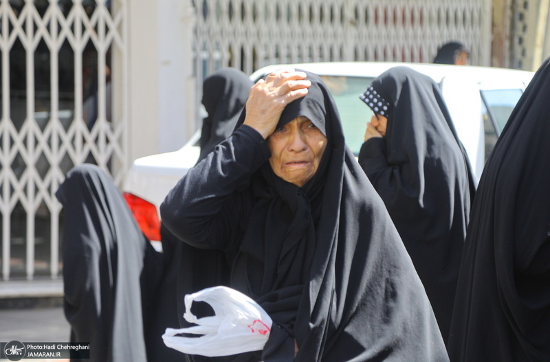 دسته عزاداری شهادت امام عسکری (ع) با حضور آیت‌الله العظمی وحید خراسانی