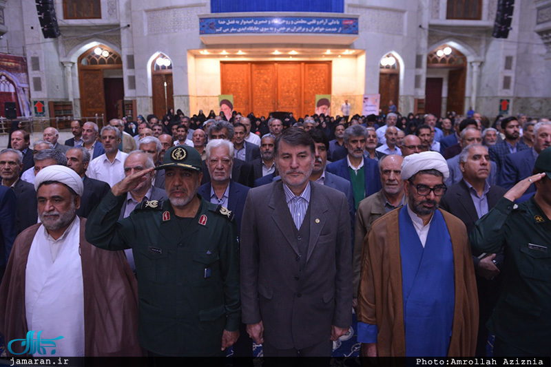 تجدید میثاق جمعی از بازنشستگان فرماندهی حفاظت سپاه با آرمان های حضرت امام(س)