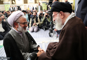 دیدار جمعی از شاعران و اهالی فرهنگ و ادب با رهبر معظم انقلاب