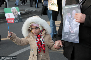 حضور میلیون ها تهرانی در تشییع پیکر مطهر سردار قاسم سلیمانی - 4