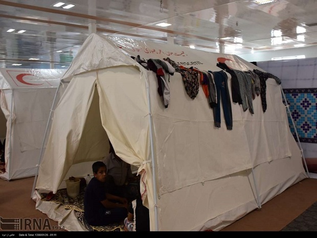 تنها یک اردوگاه اسکان اضطراری درخوزستان دایر است