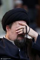 مراسم عزادارای شب عاشورا در حرم مطهر امام خمینی