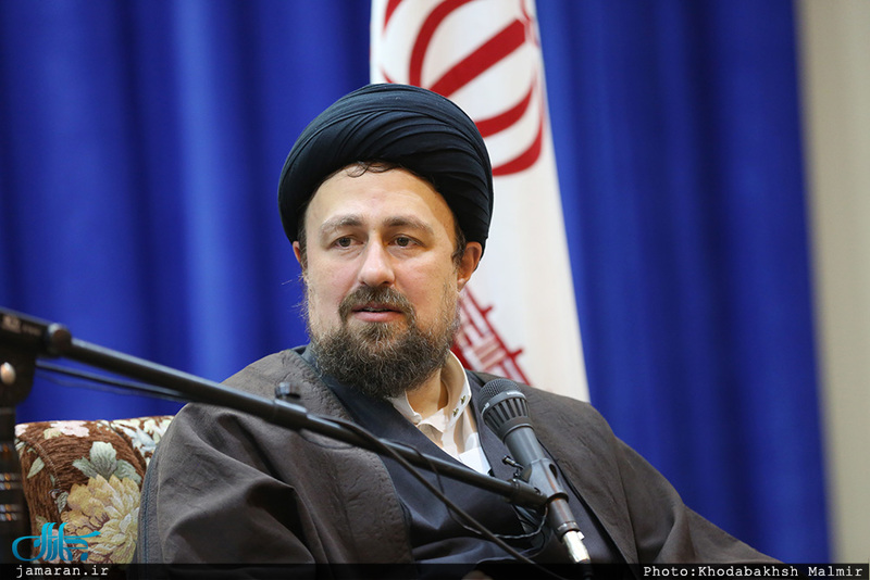 دیدار شورای هماهنگی هیات های مذهبی مهاجرین افغانستانی با سید حسن خمینی