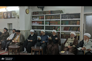 احیای شب بیست و یکم ماه مبارک رمضان در بیت آیت الله العظمی صانعی (ره)