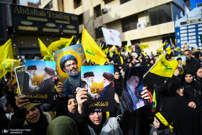  تصاویر اختصاصی جماران از متن و حاشیه مراسم تشییع شهیدان سید حسن نصرالله و سید هاشم صفی الدین -2