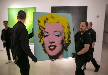 مرلین مونرو رکورد هنر قرن بیستم را شکست
