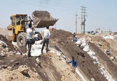 عامل تخلیه پسماندهای صنعتی ساوجبلاغ در دام قانون