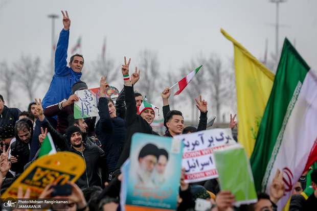  جامعه ورزش در راهپیمایی ۲۲ بهمن حاضر شد