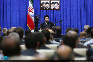 دیدار وزیر، معاونان و کارکنان وزارت ارتباطات و فناوری اطلاعات با سید حسن خمینی