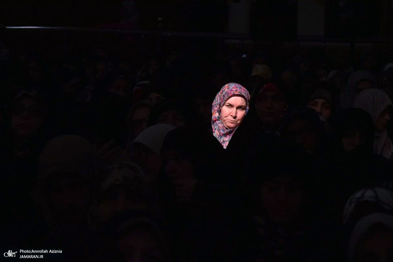 آئین هم عهدی بانوان مراکز تعالی طرح شهید آرمان علی وردی در حرم امام خمینی