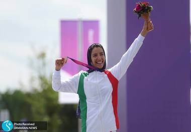 بازی های آسیایی 2022| مدال تاریخی فرانک پرتوآذر در دوچرخه سواری+ مراسم اهدای مدال