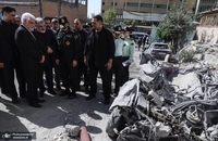 بازدید معاون اول رئیس‌جمهور از ساختمان‌های آسیب‌دیده نیروی انتظامی و اساتید سرو (8)