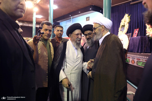 مراسم بزرگداشت همسر آیت الله موسوی بجنوردی (ره) در حسینیه شماره یک جماران-1