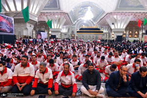 تجدید میثاق مدیران و کارکنان هلال احمر با آرمان های حضرت امام خمینی(س)