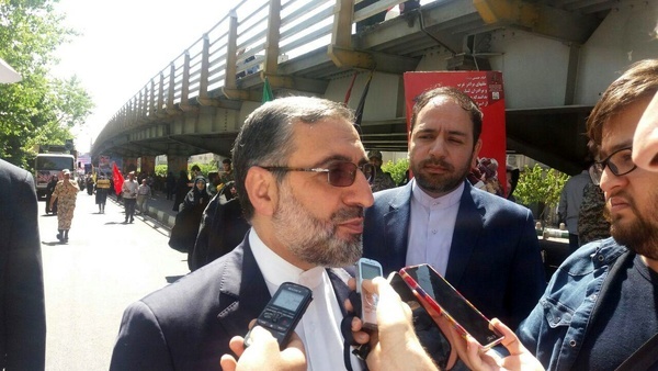 حضور رییس دادگستری تهران در مراسم راهپیمایی روز قدس