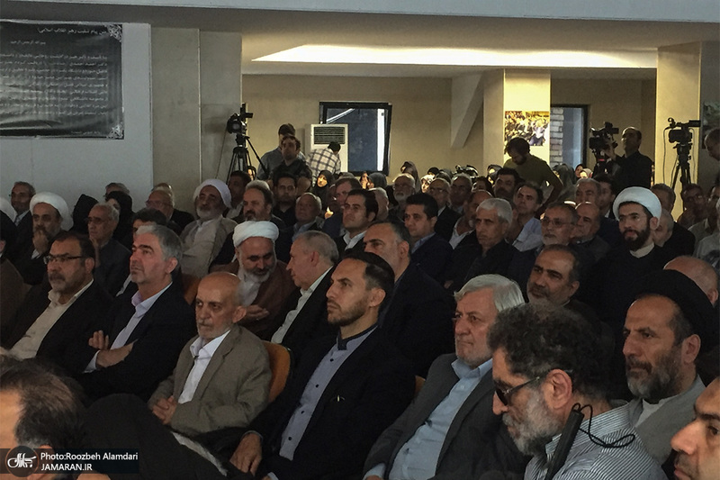 مراسم بزرگداشت مرحوم دکتر احمد احمدی با حضور سید حسن خمینی
