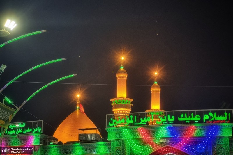 شب میلاد امام دضا (ع) در کربلا