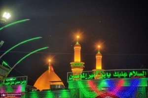 شب میلاد امام دضا (ع) در کربلا