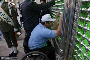 تجدید میثاق ورزشکاران جانباز و معلول استان تهران با آرمان های حضرت امام خمینی(س)