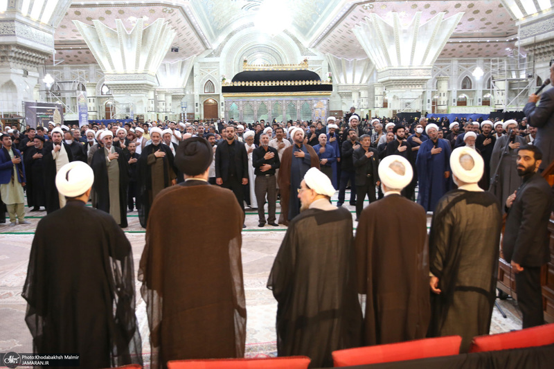 مراسم سوگواری رحلت حضرت رسول اکرم (ص)، شهادت امام حسن مجتبی (ع) و شهادت امام رضا (ع) در حرم مطهر امام خمینی (س)