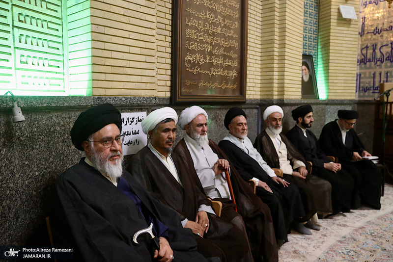 مراسم ختم همسر آیت الله سید علی سیستانی