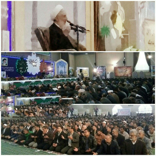 مراسم دعای ندبه با حضور آیت الله صدیقی در زاهدان برگزار شد