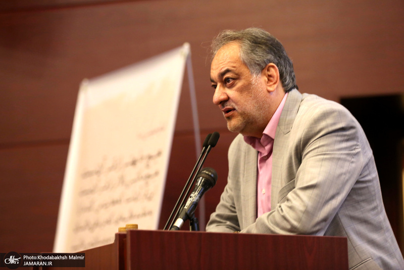 حضور سید حسن خمینی در اختتامبه مسایقات قرآنی ، اذان وتفسیر کارکنان بانک صادرات