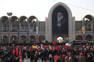 مراسم وداع رهبر شهید در مصلی امام خمینی