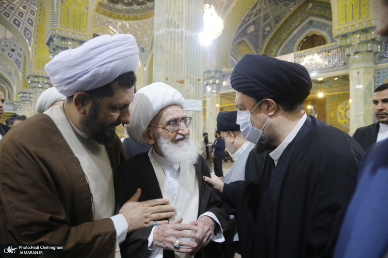 مراسم بزرگداشت آیت الله موسوی بجنوردی (ره) در قم - 1