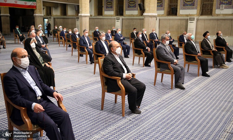آخرین دیدار رئیس‌جمهور و اعضاء هیئت دولت دوازدهم با رهبر معظم انقلاب