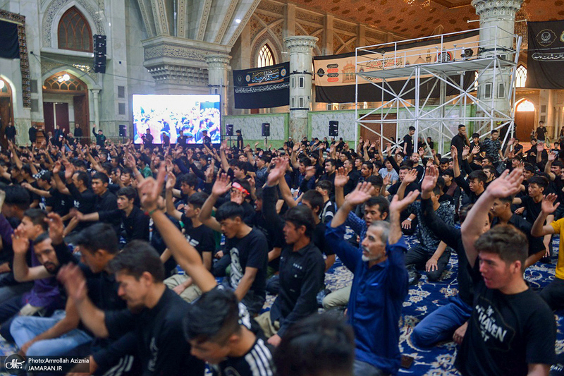 مراسم عزاداری ظهر تاسوعا در حرم امام خمینی (س)