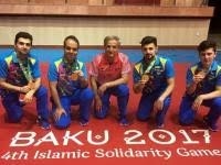 تیم تنیس‌روی‌میز ایران با هدایت مربی‌کردستانی برسکوی قهرمانی ایستاد