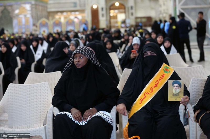 مراسم چهلم شهید سیدحسن نصرالله و سرلشکر نیلفروشان در حرم امام خمینی (س)