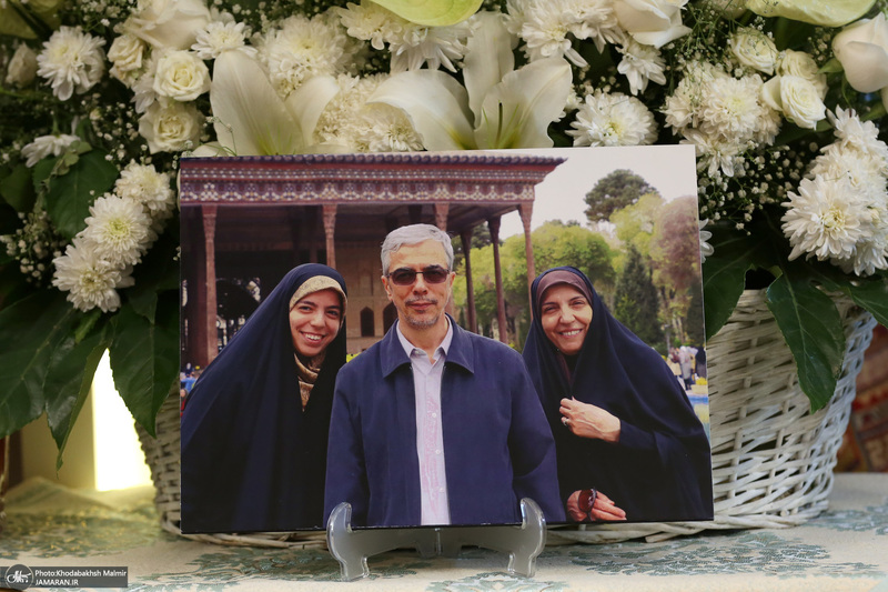 حضور سیدحسن خمینی در منزل شهید باقری