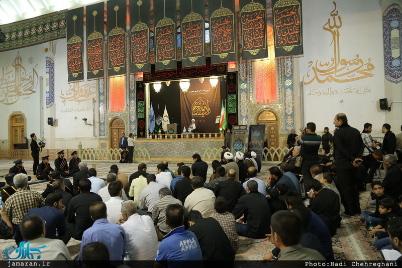 آیین افتتاح رادیو محرم با حضور آیت الله العظمی مکارم شیرازی