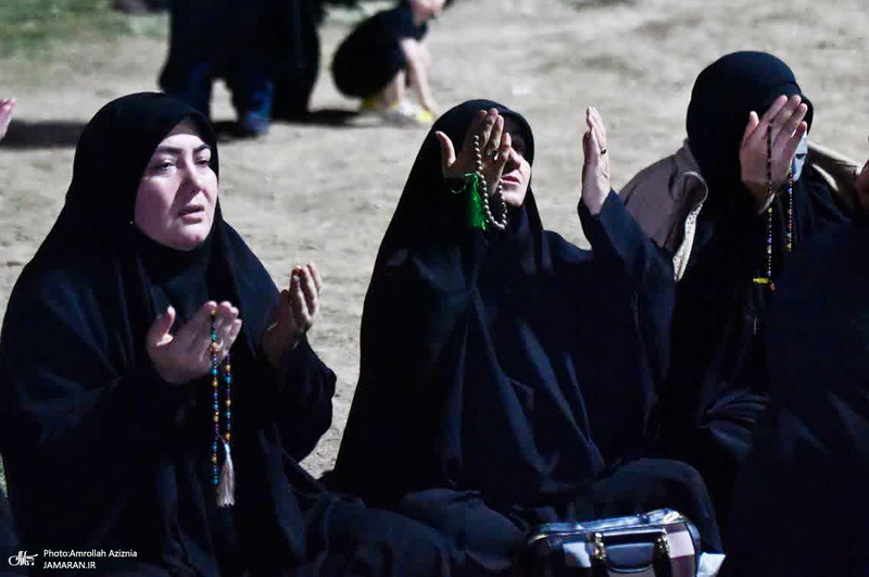 دومین شب محرم و صد و هشتمین اجتماع پر شور مردم در میدان شهدای خلیج فارس