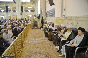 مراسم سالروز رحلت امام خمینی (س) از سوی مقام معظم رهبری در حرم حضرت معصومه(س)