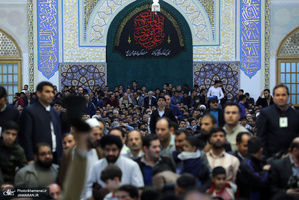 حضور و سخنرانی رهبر معظم انقلاب در اجتماع زائران و مجاوران حرم مطهر رضوی